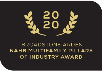 2020 Broadstone Arden NAHB Multifamily Pillars of Industry Award